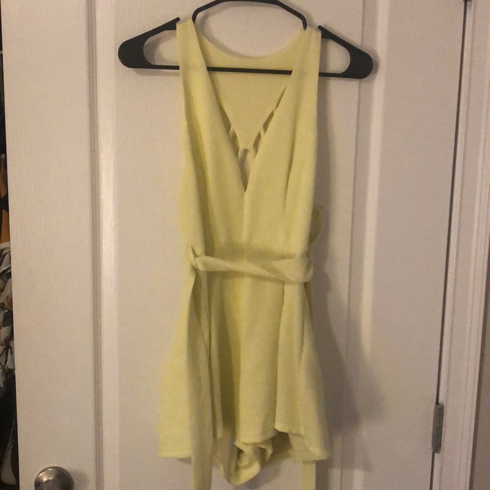 Yellow romper from Tobi!